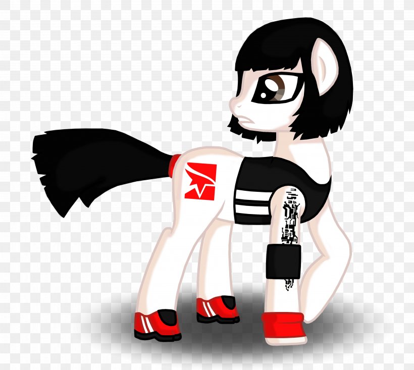 Pony Mirror's Edge Faith Connors DeviantArt, PNG, 3800x3400px, Pony, Art, Cartoon, Character, Deviantart Download Free