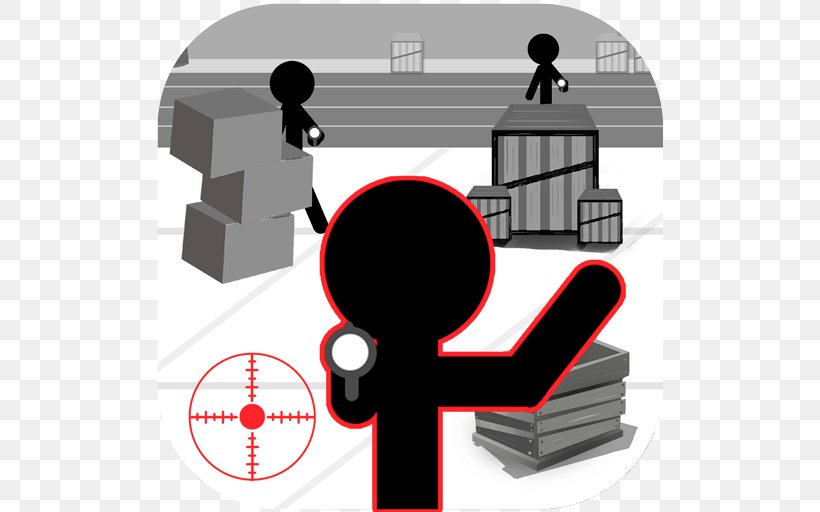Stickman Killer : Top Gun Shot Stickman Shooter Shooting Games Tank Rivals Android, PNG, 512x512px, Shooting Games, Android, Brand, Communication, Game Download Free