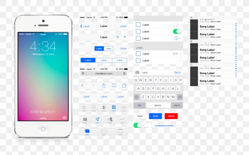 User Interface IOS 7 Application Software, PNG, 3200x2000px, User Interface, Android, Brand, Communication Device, Electronic Device Download Free