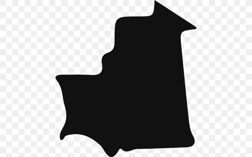 Flag Of Mauritania Shape Map, PNG, 512x512px, Mauritania, Black, Black And White, Country, Flag Of Mauritania Download Free