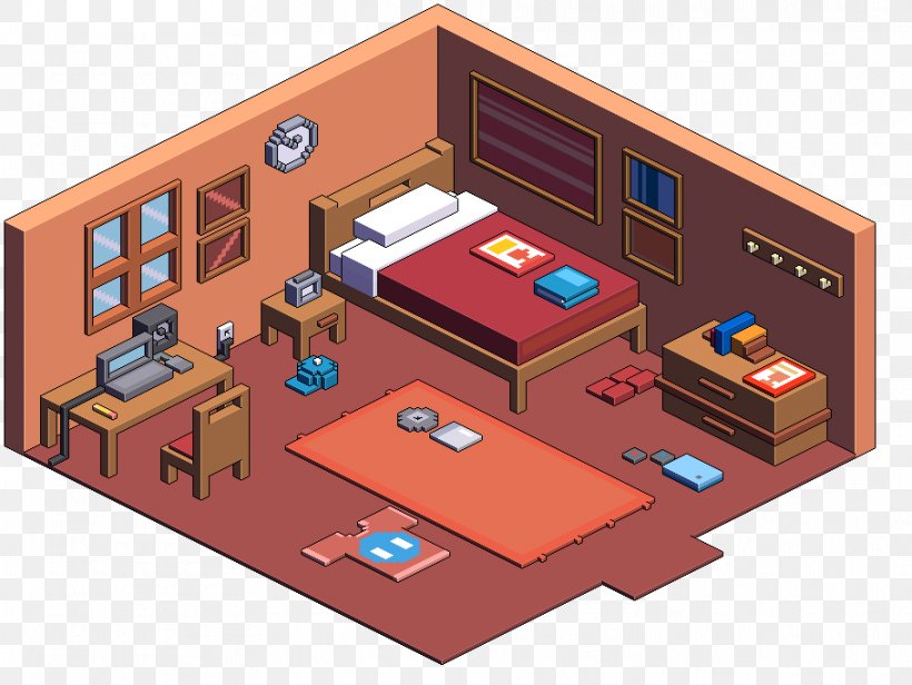 Isometric Projection Isometric Graphics In Video Games And Pixel Art Angle, PNG, 909x683px, Isometric Projection, Bedroom, Dimension, Home, House Download Free