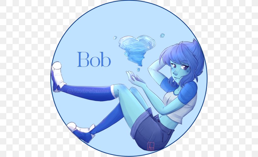 Stevonnie Lapis Lazuli Peridot Blue Ocean Gem, PNG, 500x500px, Watercolor, Cartoon, Flower, Frame, Heart Download Free