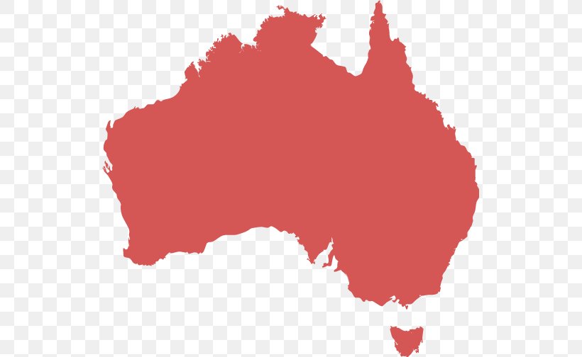 Australia Map Clip Art, PNG, 531x504px, Australia, Blank Map, Flag Of Australia, Map, Red Download Free