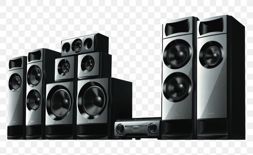 Home Theater Systems Cinema Sony 5.1 Surround Sound Audio, PNG, 773x505px, 51 Surround Sound, 71 Surround Sound, Home Theater Systems, Audio, Audio Equipment Download Free