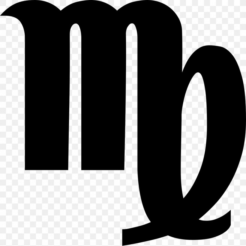 Astrological Sign Virgo Zodiac Astrology Symbol, PNG, 980x983px, Astrological Sign, Aries, Astrological Symbols, Astrology, Black And White Download Free