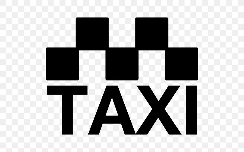 Taxi Airport Bus Public Transport, PNG, 512x512px, Taxi, Airport Bus, Area, Black, Black And White Download Free