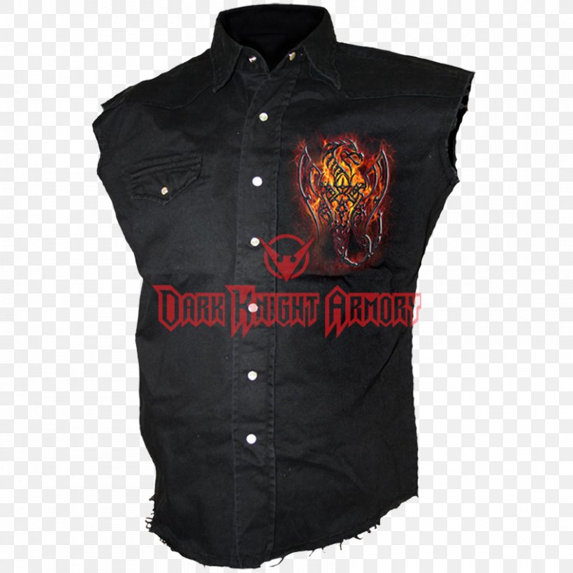 Black Sleeveless Shirt Waistcoat Intrauterine Device, PNG, 850x850px, Black, Black M, Button, Death, Fantasy Download Free
