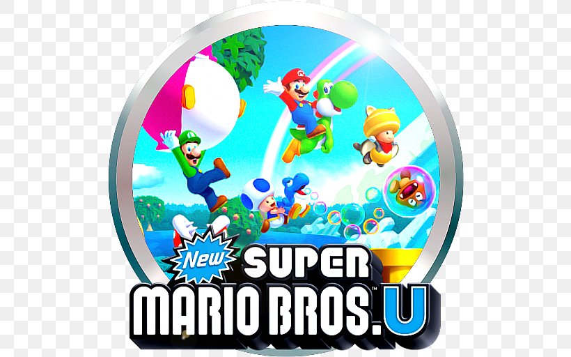 New Super Mario Bros. U Wii, PNG, 512x512px, New Super Mario Bros U, Area, Balloon, Luigi, Mario Download Free