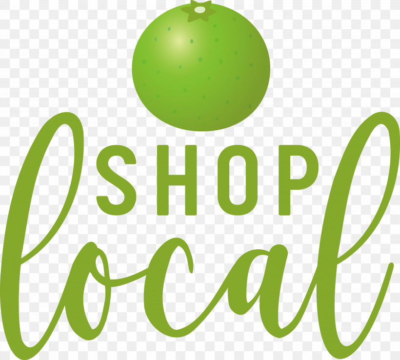 SHOP LOCAL, PNG, 3000x2701px, Shop Local, Fruit, Geometry, Green, Happiness Download Free