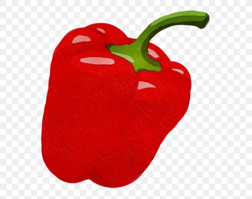 Bell Pepper Pimiento Capsicum Bell Peppers And Chili Peppers Red Bell Pepper, PNG, 700x650px, Watercolor, Bell Pepper, Bell Peppers And Chili Peppers, Capsicum, Chili Pepper Download Free
