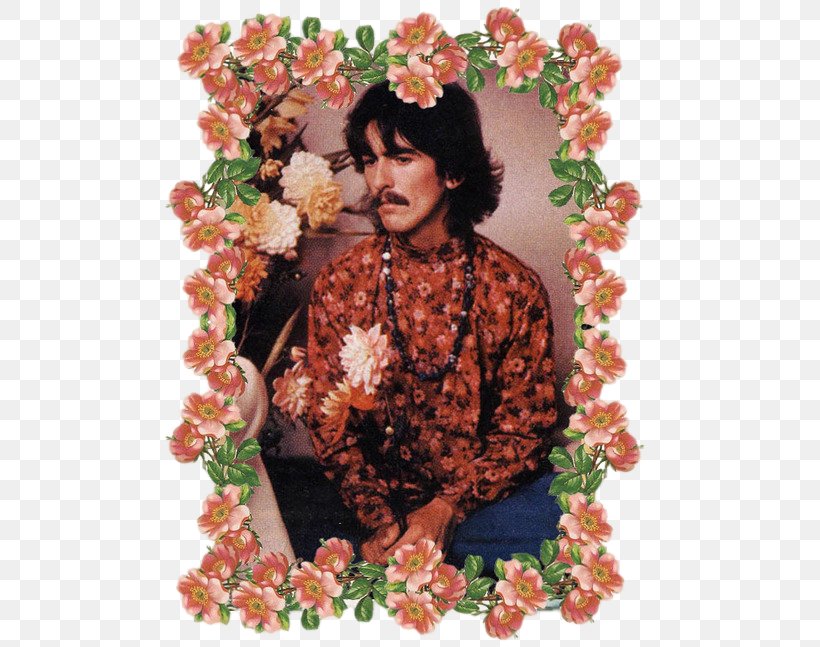 Floral Design George Harrison The Beatles 1960s Clothing, PNG, 500x647px, Watercolor, Cartoon, Flower, Frame, Heart Download Free