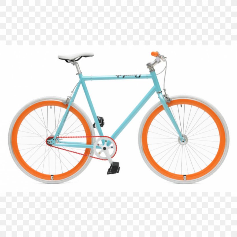 Single-speed Bicycle Fixed-gear Bicycle Cycling Track Bicycle, PNG, 1000x1000px, 6ku Fixie, Singlespeed Bicycle, Bicycle, Bicycle Accessory, Bicycle Frame Download Free