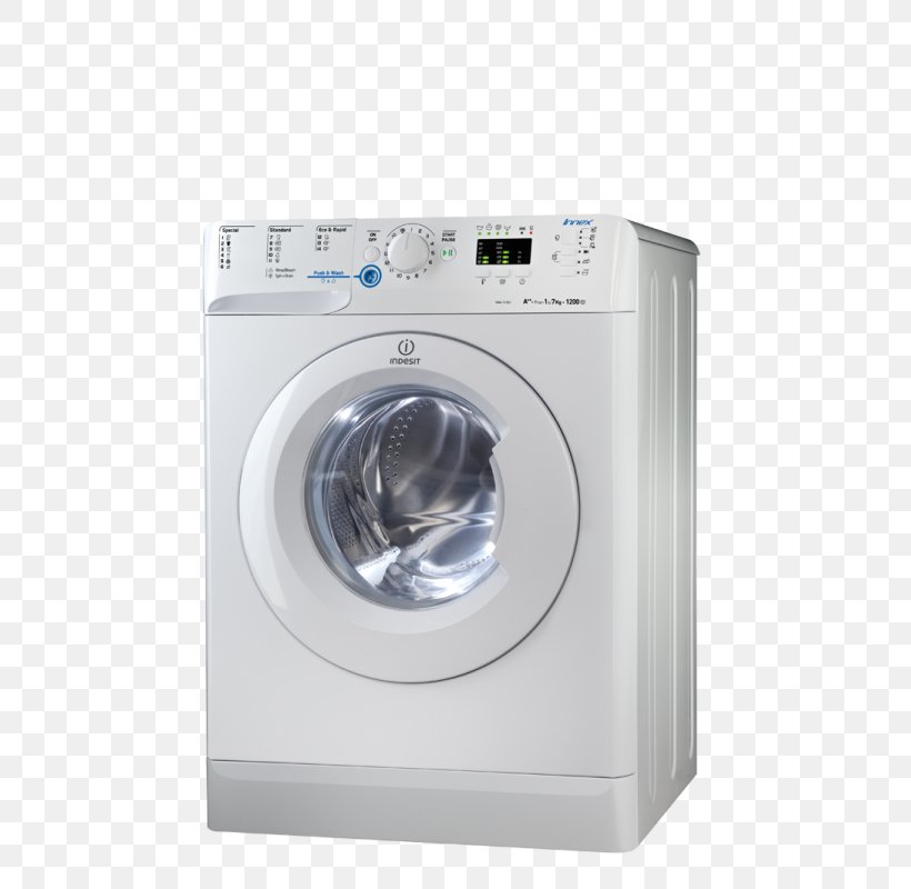 Washing Machines Indesit Co. Indesit Innex XWSA 61253 W EU Indesit IWC 71051 C ECO Indesit XWE 91483X, PNG, 800x800px, Washing Machines, Ariston Thermo Group, Clothes Dryer, Combo Washer Dryer, European Union Download Free