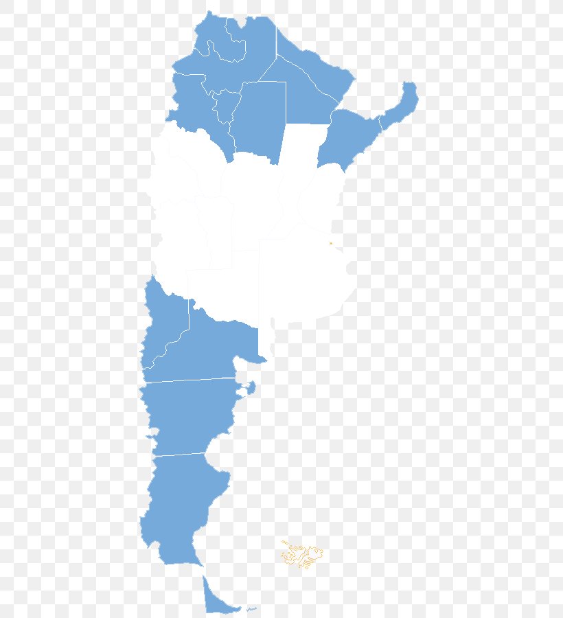 Argentina Blank Map, PNG, 450x900px, Argentina, Area, Blank Map, Blue, Cloud Download Free