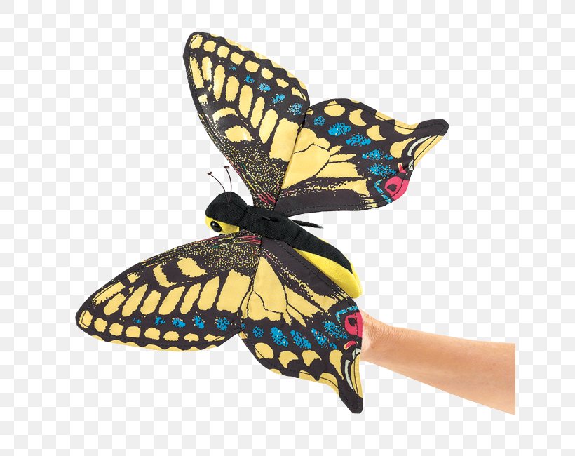 Finger Puppet Hand Puppet FOLKMANIS Puppet Butterfly, PNG, 650x650px, Finger Puppet, Arthropod, Brush Footed Butterfly, Butterfly, Doll Download Free