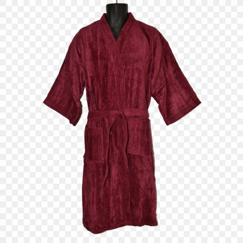 Robe Dress Clothing Sleeve Nightwear, PNG, 1200x1200px, Robe, Burgundy, Clothing, Cottage, Cotton Download Free