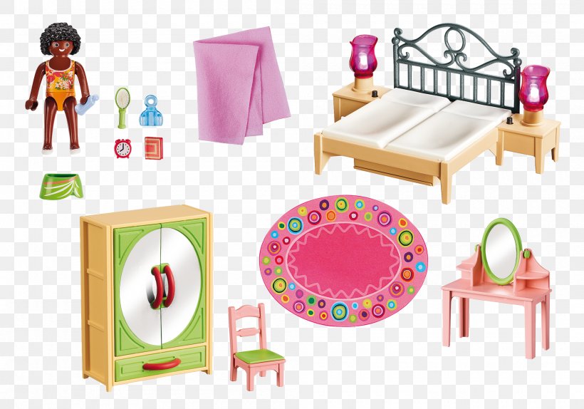 Table Playmobil Dollhouse Bedroom Amazon.com, PNG, 2000x1400px, Table, Amazoncom, Baby Products, Bed, Bedroom Download Free