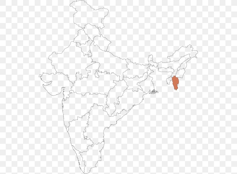 India Product Design Map Line Point, PNG, 551x605px, India, Area, Black And White, Indian People, Map Download Free