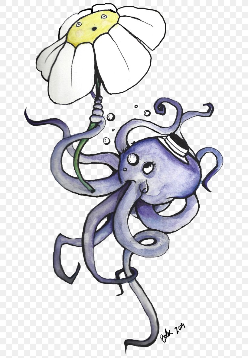 Octopus Clip Art Illustration /m/02csf Drawing, PNG, 674x1186px, Octopus, Art, Artwork, Cartoon, Cephalopod Download Free