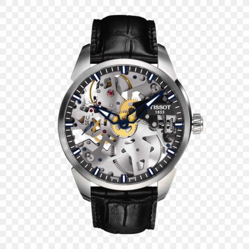 Tissot Skeleton Watch Jewellery Swiss Made, PNG, 1200x1200px, Tissot, Automatic Watch, Brand, Chronograph, Jewellery Download Free