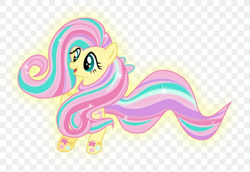 Fluttershy Rainbow Dash Applejack Pinkie Pie Pony, PNG, 4000x2753px, Fluttershy, Applejack, Art, Cephalopod, Deviantart Download Free
