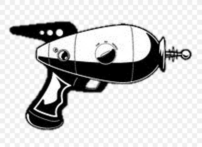Raygun Weapon Ray Gun: MK2 Firearm, PNG, 1920x1396px, Raygun, Automotive Design, Black And White, C Ray, Drawing Download Free