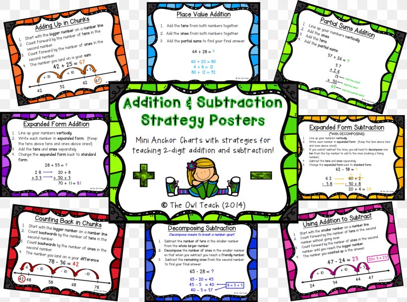 Addition Subtraction Mathematics Owl Worksheet, PNG, 1500x1115px, Addition, Area, Division, Grade, Human Behavior Download Free