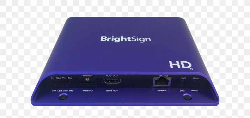 BrightSign HD1023 BrightSign HD223 Digital Signs Computer Software Computer Network, PNG, 1200x568px, Brightsign Hd223, Business, Computer Network, Computer Software, Digital Media Download Free