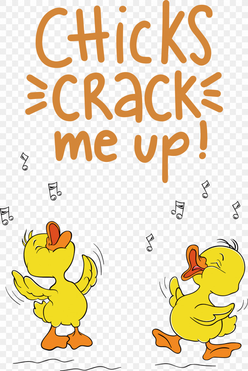 Chicks Crack Me Up Easter Day Happy Easter, PNG, 2005x2999px, Easter Day, Beak, Birds, Cartoon, Duck Download Free