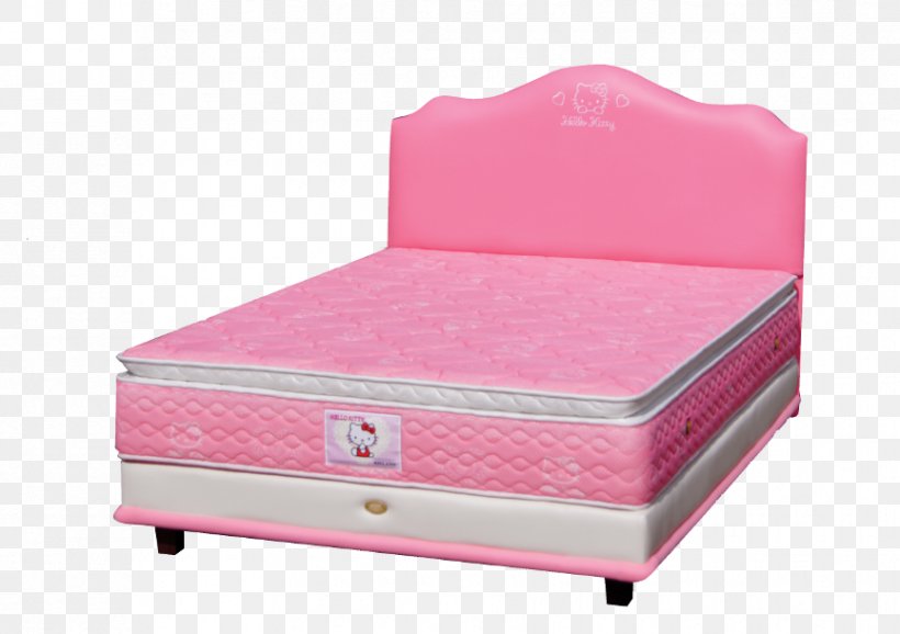Hello Kitty Mattress Bed Divan Pillow, PNG, 865x610px, Hello Kitty, Bed, Bed Frame, Box Spring, Bukalapak Download Free