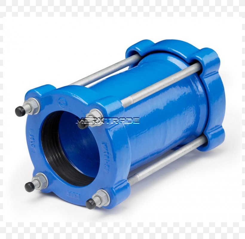 Steel Pipe Ductile Iron Coupling Cast Iron, PNG, 800x800px, Steel, Blue, Bolt, Cast Iron, Coating Download Free
