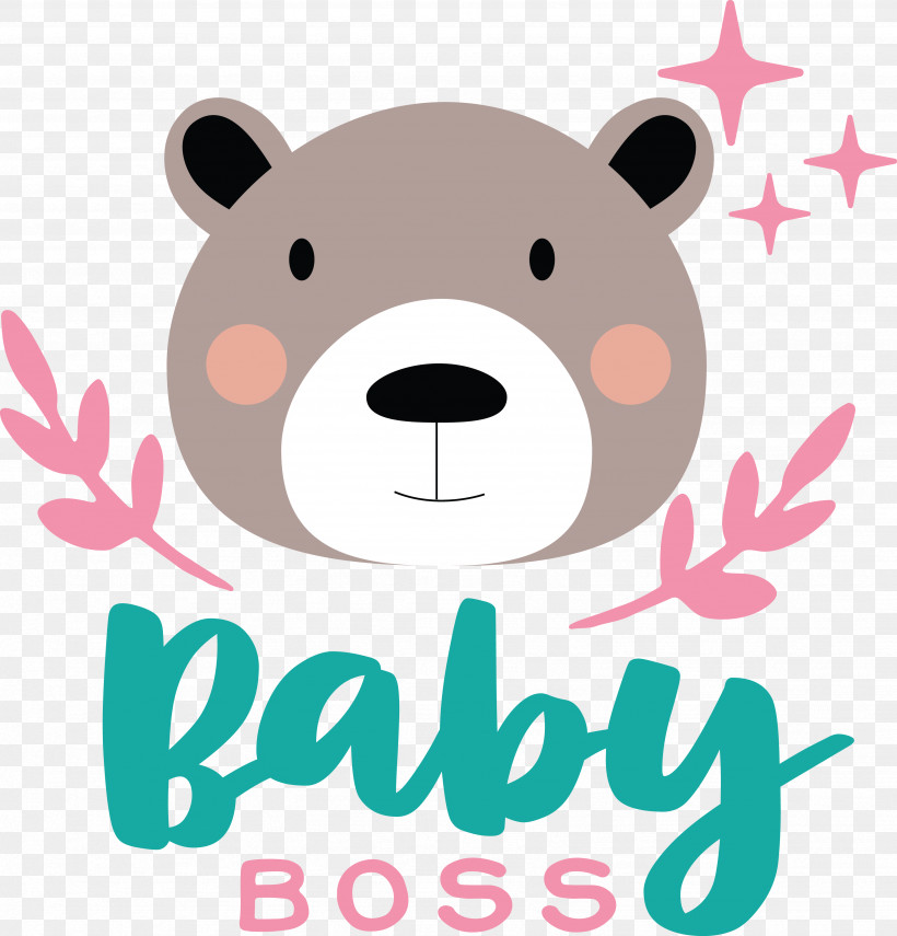 Teddy Bear, PNG, 3489x3640px, Dog, Bears, Cartoon, Logo, Pink M Download Free