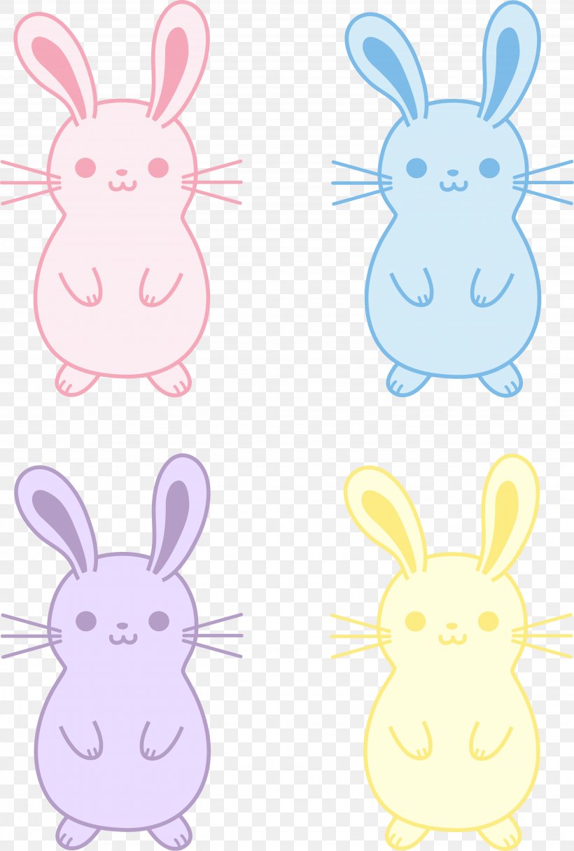 Easter Bunny Rabbit Cuteness Clip Art, PNG, 4902x7268px, Easter Bunny, Cuteness, Digital Scrapbooking, Domestic Rabbit, Drawing Download Free