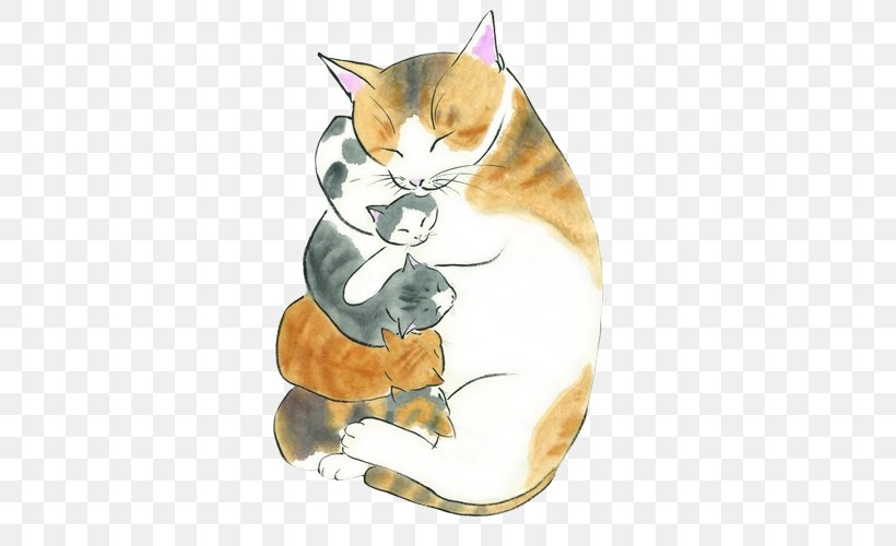 Kitten Tabby Cat Whiskers Illustration, PNG, 500x500px, Kitten, Bedding, Carnivoran, Cat, Cat Like Mammal Download Free