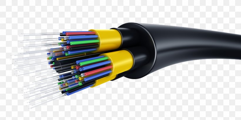 Optical Fiber Cable Electrical Cable Fiber-optic Communication, PNG, 980x490px, Optical Fiber, Cable, Computer Network, Core, Electrical Cable Download Free