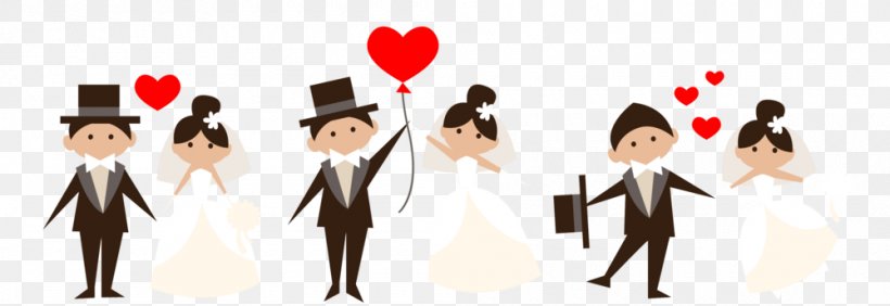 Wedding Invitation Marriage Clip Art, PNG, 1000x344px, Wedding Invitation, Bride, Bridegroom, Bridesmaid, Business Download Free