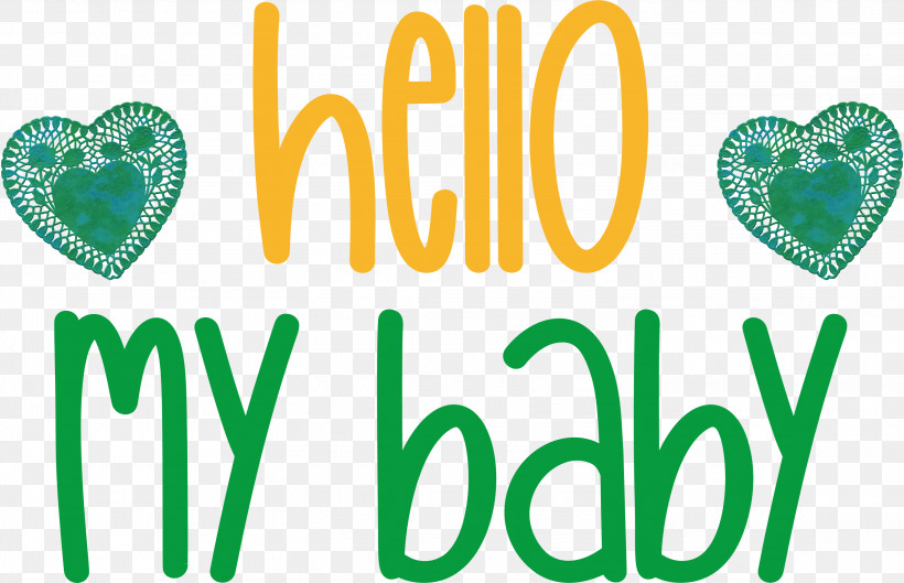 Hello My Baby Valentines Day Quote, PNG, 3000x1936px, Hello My Baby, Geometry, Green, Line, Logo Download Free