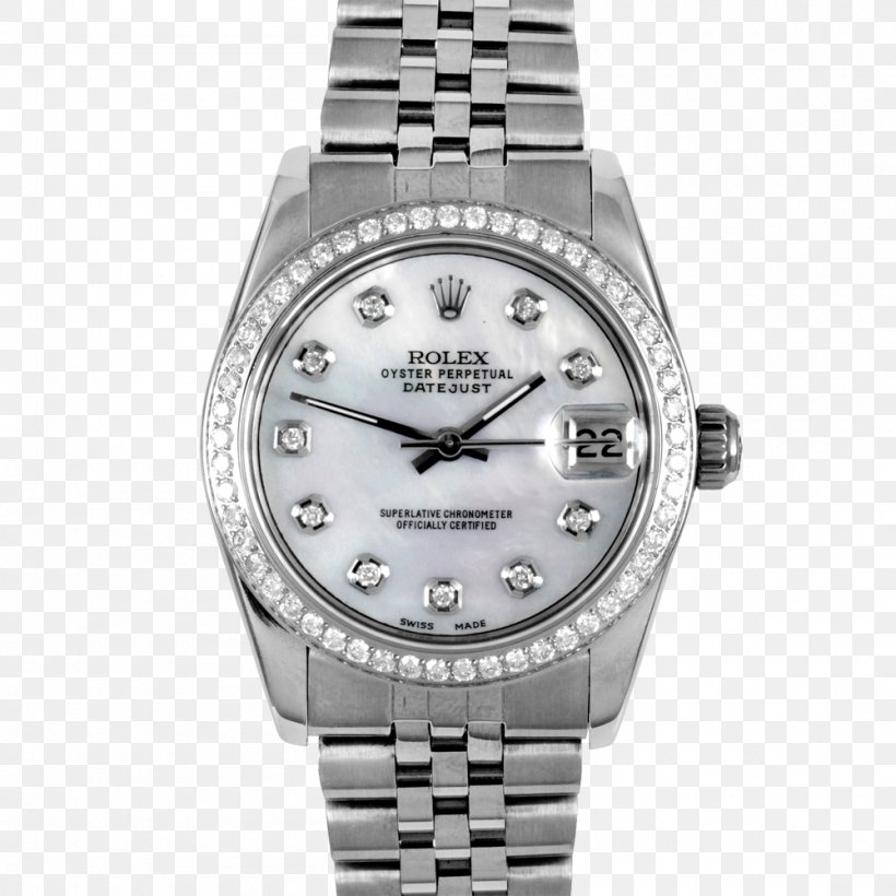 Rolex Datejust Watch Strap Luneta, PNG, 1000x1000px, Rolex Datejust, Automatic Watch, Bracelet, Brand, Breitling Sa Download Free
