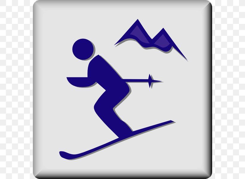 Alpine Skiing Sport Clip Art, PNG, 600x599px, Skiing, Alpine Skiing, Area, Downhill, Dry Ski Slope Download Free