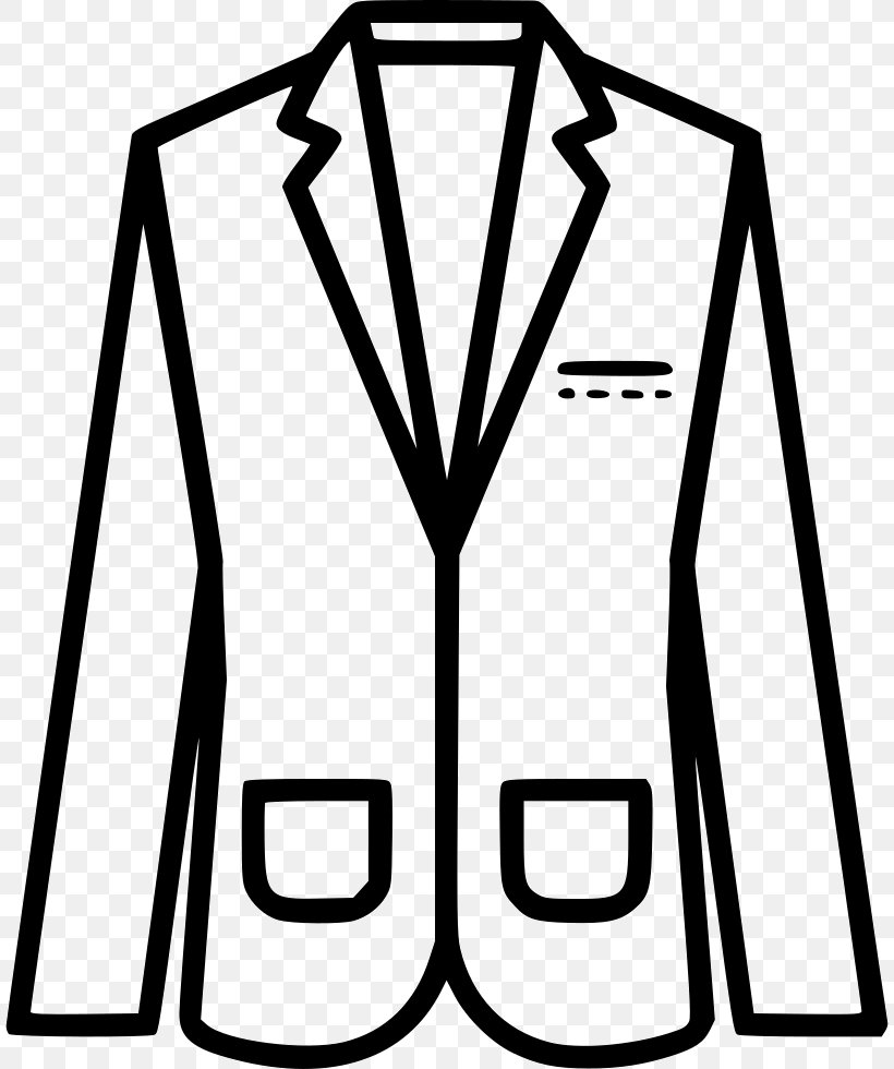 Blazer Sleeve Computer Icons Jacket Clip Art, PNG, 810x980px, Blazer, Area, Black, Black And White, Brand Download Free