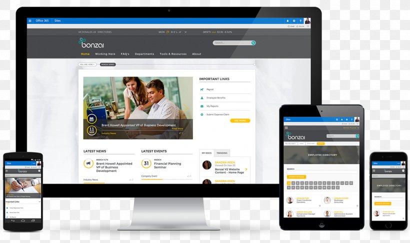 Intranet SharePoint Digital Workplace Responsive Web Design Nielsen Norman Group, PNG, 1300x771px, Intranet, Brand, Client, Communication, Communication Device Download Free