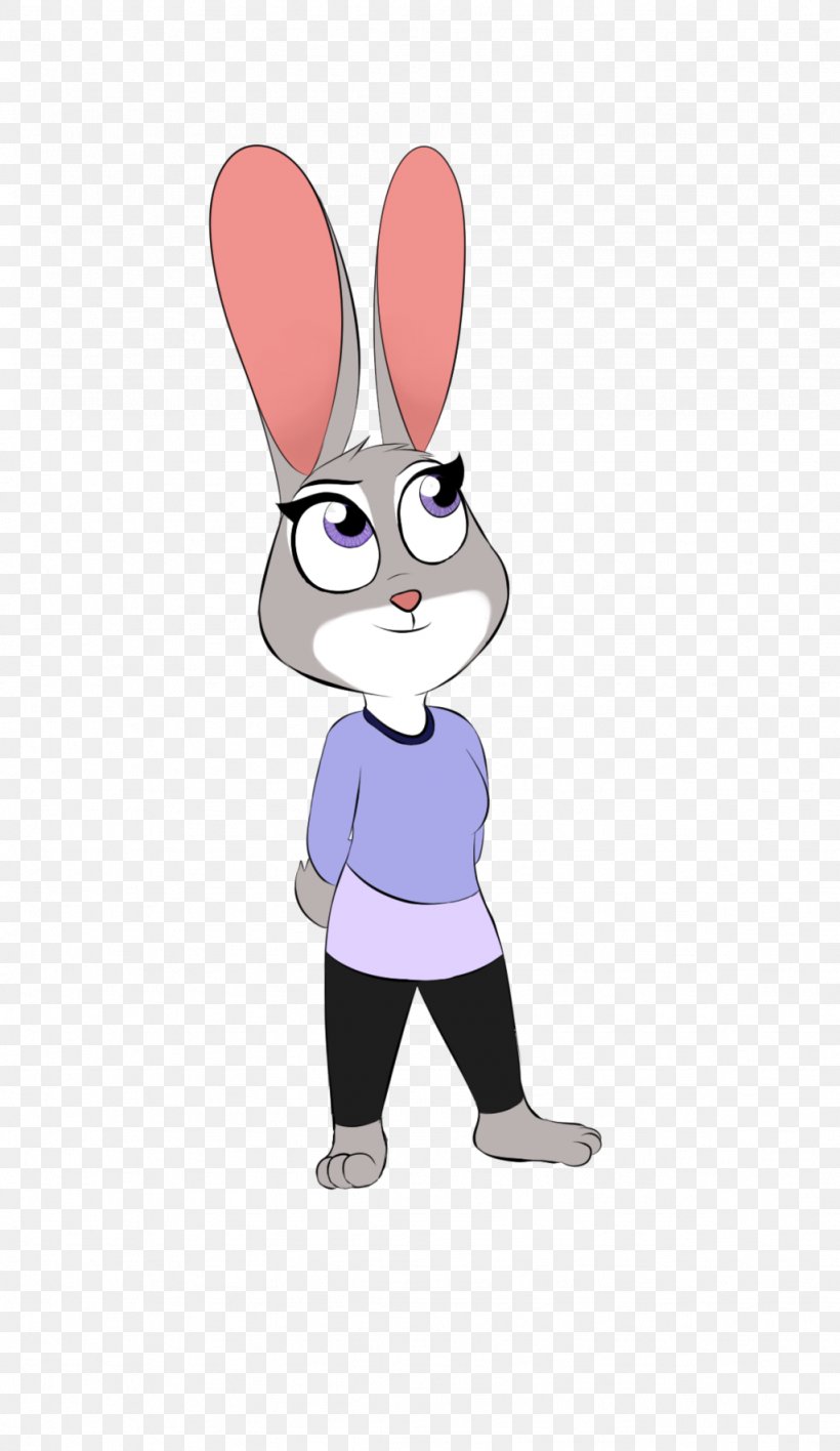 Rabbit Lt. Judy Hopps Art Hare Easter Bunny, PNG, 1024x1769px, Rabbit, Art, Artist, Cartoon, Community Download Free