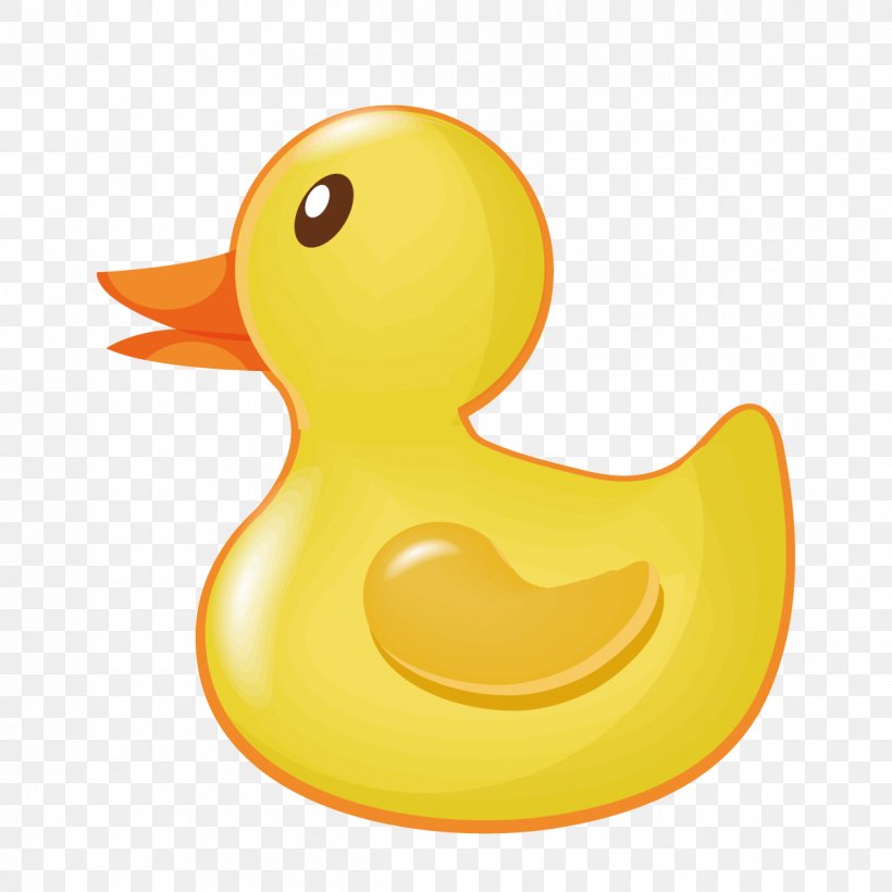 Duck Yellow Clip Art, PNG, 1200x1200px, Duck, Bathing, Beak, Bird, Drawing Download Free