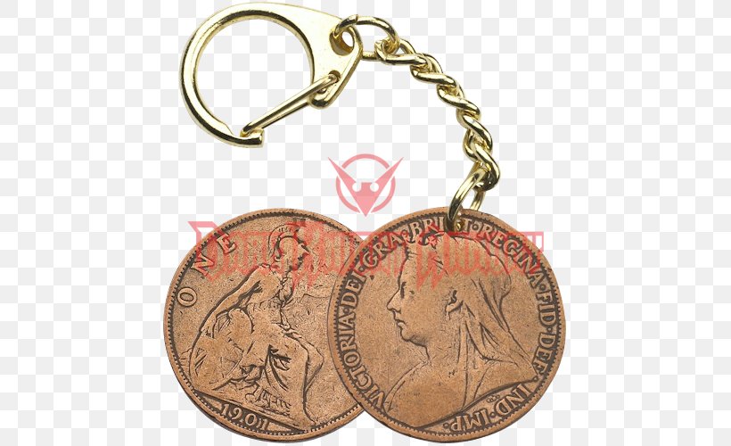 Key Chains United Kingdom Coin Victorian Era Penny, PNG, 500x500px, Key Chains, Coin, Coin Collecting, Collecting, Crown Download Free