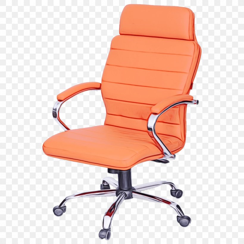 Orange, PNG, 1000x1000px, Watercolor, Armrest, Chair, Comfort, Furniture Download Free