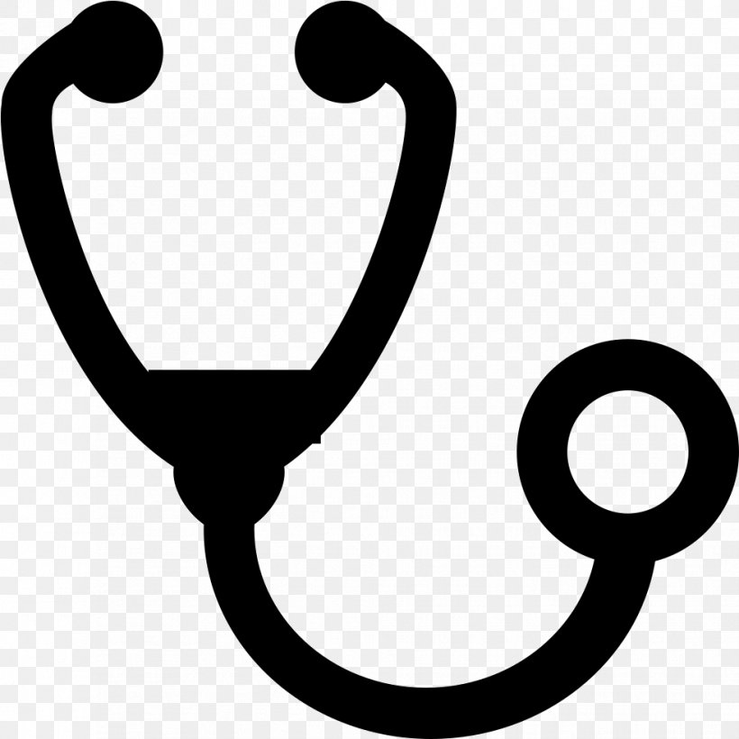 Stethoscope Auscultation Clip Art, PNG, 981x981px, Stethoscope, Auscultation, Black And White, Blood, Blood Pressure Download Free