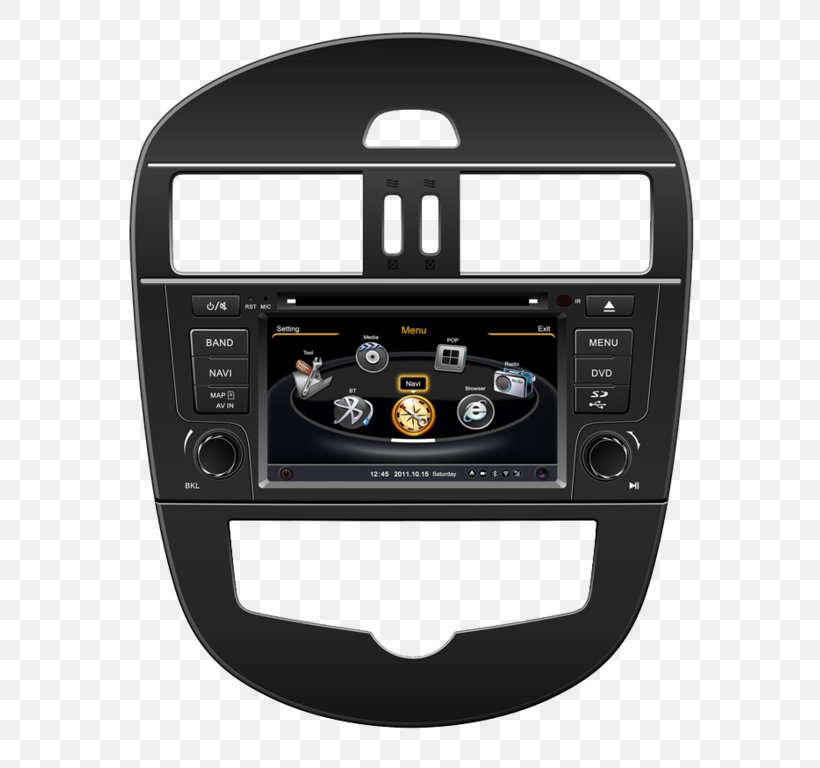 Nissan Tiida GPS Navigation Systems Car Nissan Qashqai, PNG, 683x768px, Nissan, Android, Automotive Navigation System, Car, Electronics Download Free