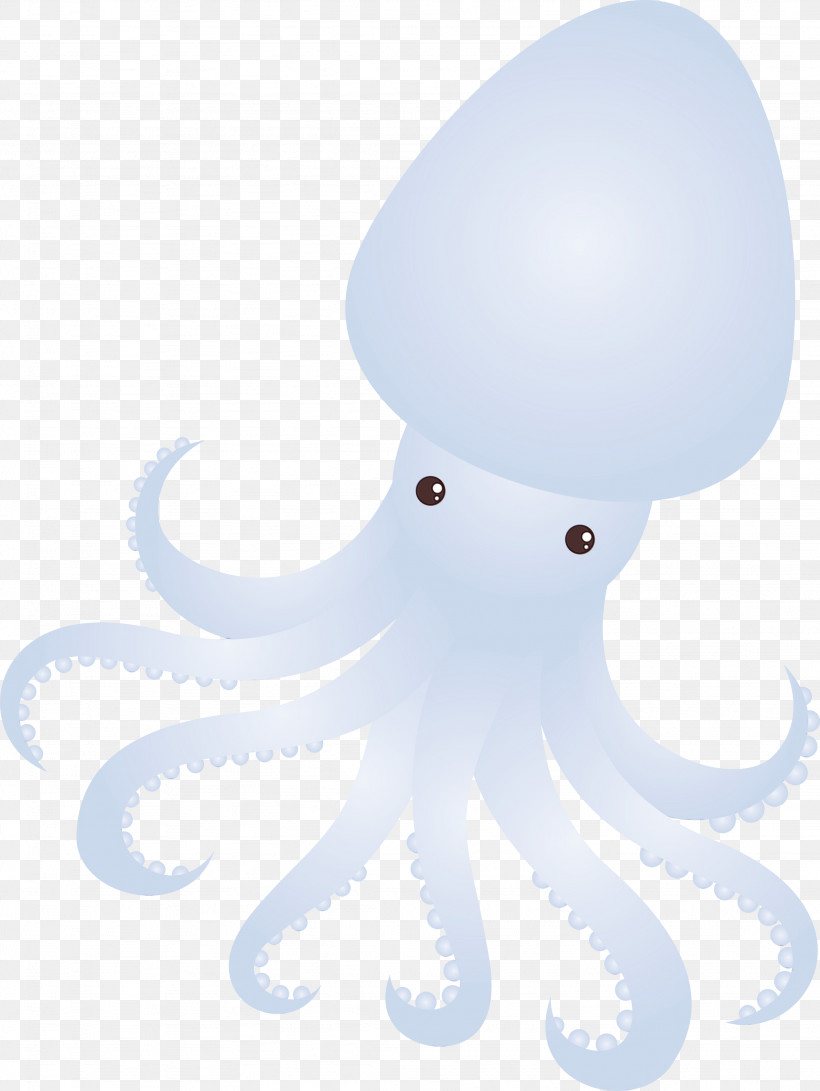 Octopus Giant Pacific Octopus White Octopus Cartoon, PNG, 2254x3000px, Watercolor, Animation, Cartoon, Giant Pacific Octopus, Octopus Download Free