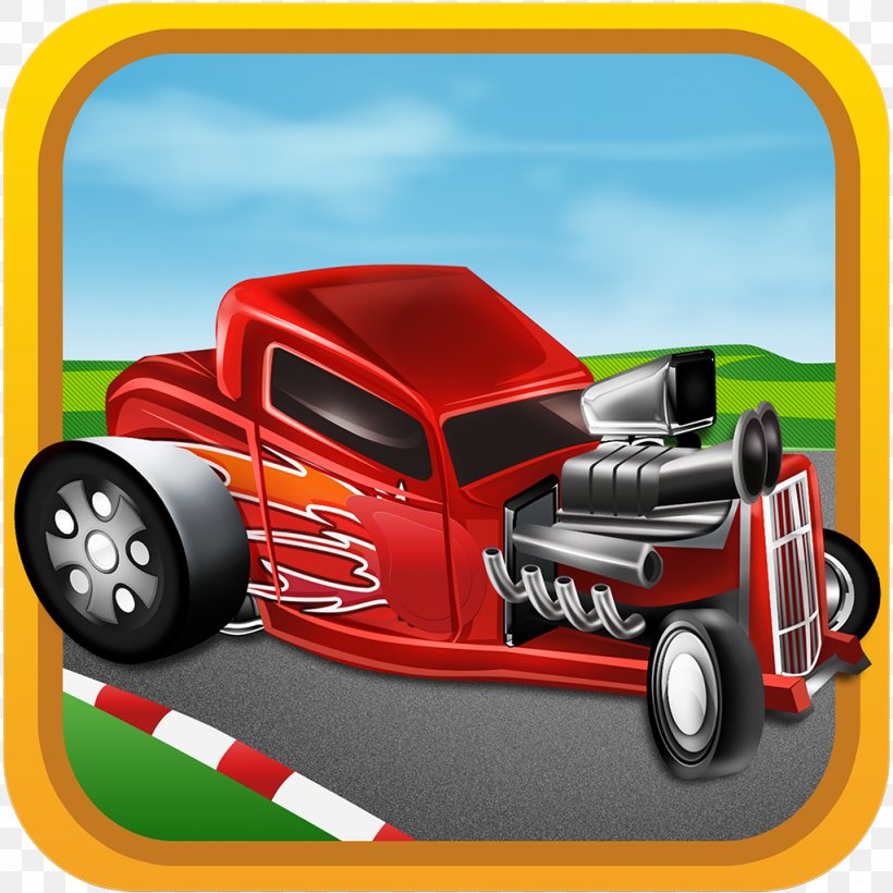 Vintage Car Road Riot Drag Racing Puzzle And Dragons, PNG, 1024x1024px, Car, Auto Racing, Automotive Design, Compact Car, Drag Racing Download Free