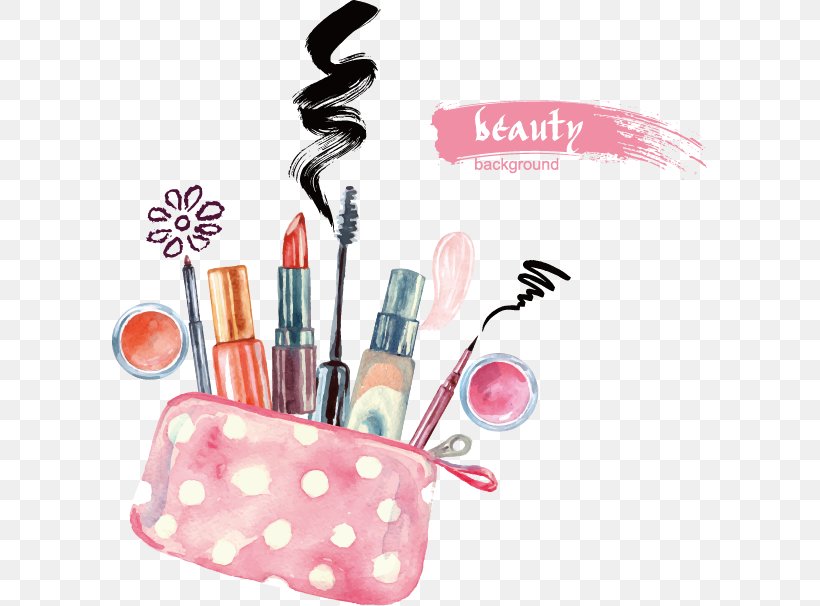 Lipstick Cosmetics Watercolor Painting Eye Shadow, PNG, 595x606px, Cosmetics, Beauty, Brush, Eye Liner, Eye Shadow Download Free